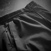 Black Body Move Short Zip Stash Pocket & Waistband Details