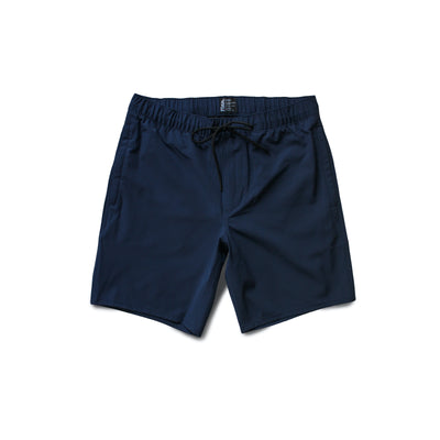 Navy Blue Always Ready Shorts over white background